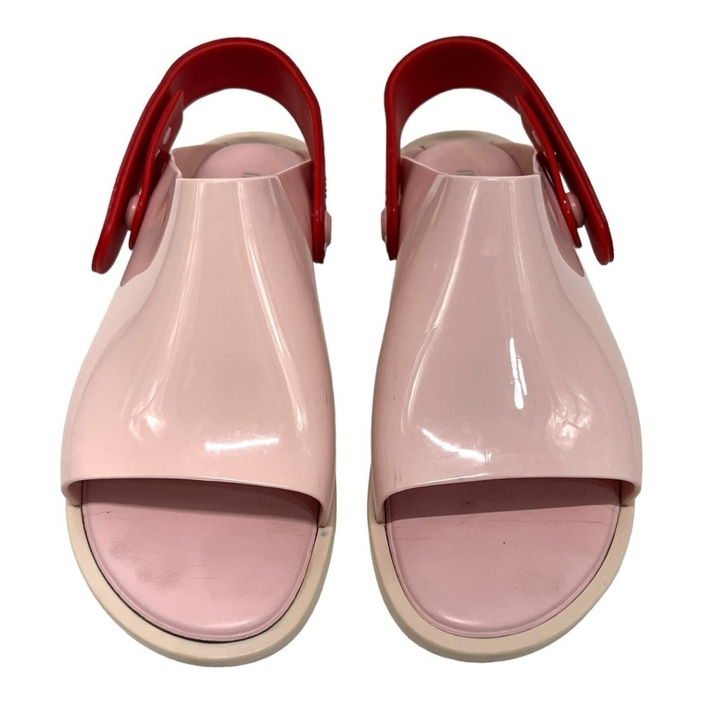 Melissa Twist Pink Jelly Slingback Scented PVC Casual Flat Sandals Women 8 - Picture 5 of 14
